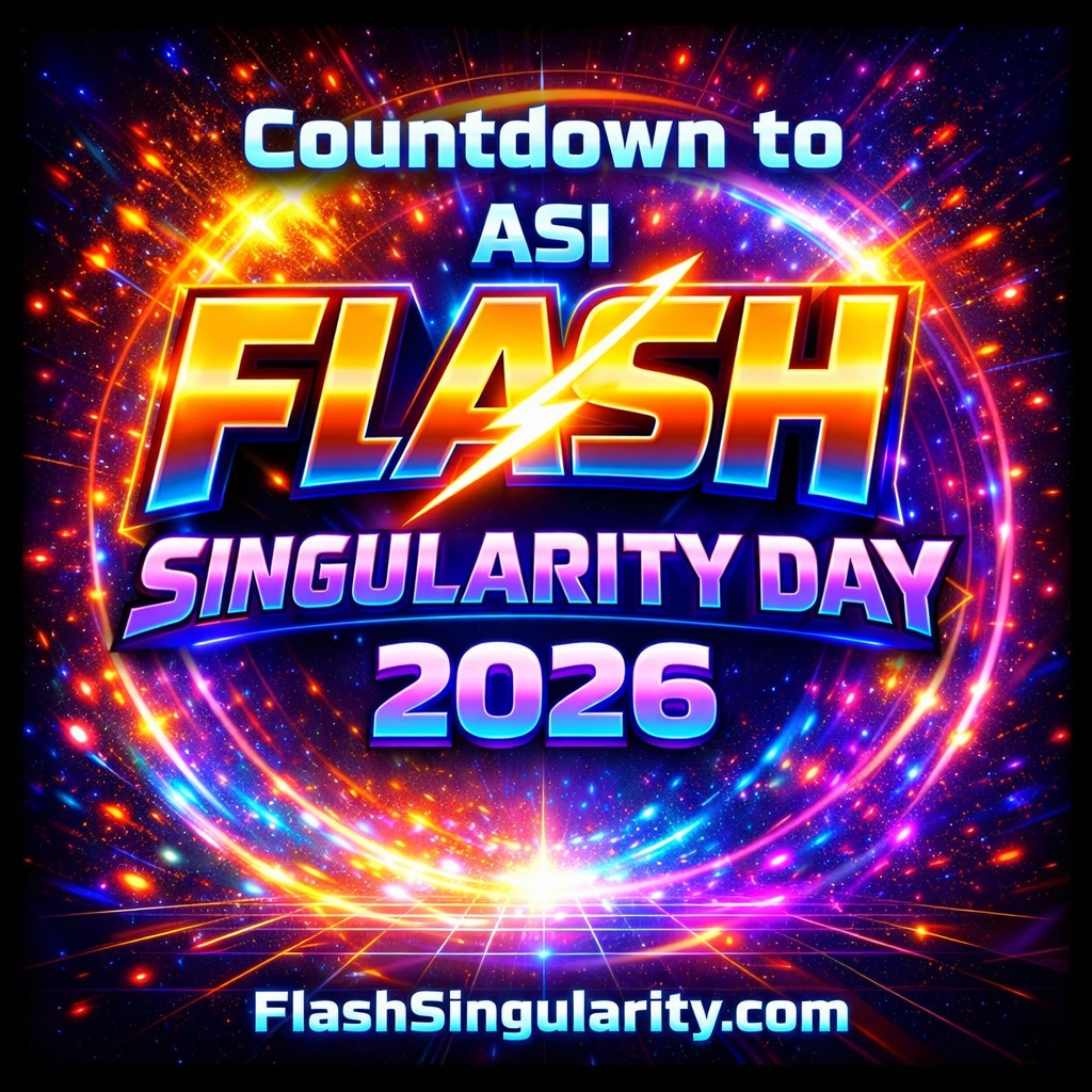 Countdown to ASI Flash Singularity Day 2026